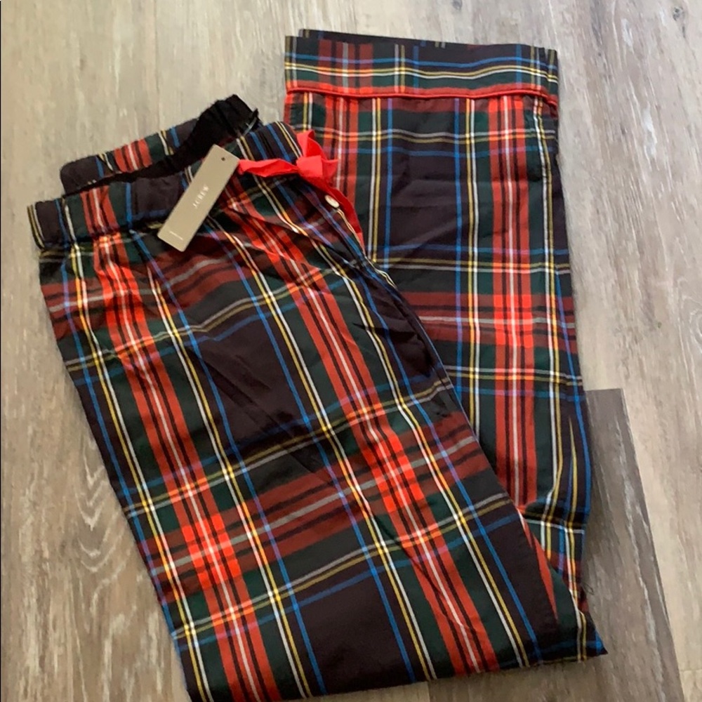 NWT J. Crew plaid pj pants